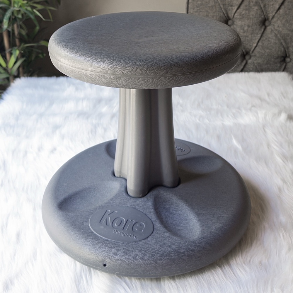 Wobble Stool by Kore Design LLC Gray 10” Toddler ADD/ADHD Classroom Chair